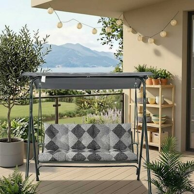 Jastuk za Baštensku Ljuljašku 135x55x55 cm GREY STONE