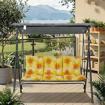 Jastuk za Baštensku Ljuljašku 135x55x55 cm HAPPY FLOWERS