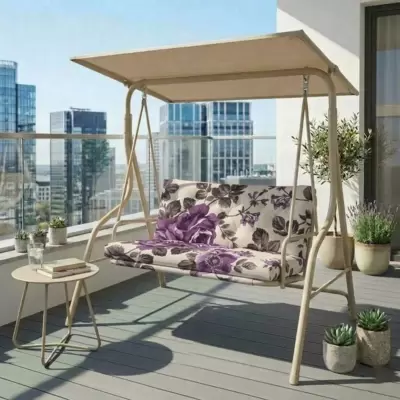 Jastuk za Baštensku Ljuljašku 135x55x55 cm VIOLET GARDEN