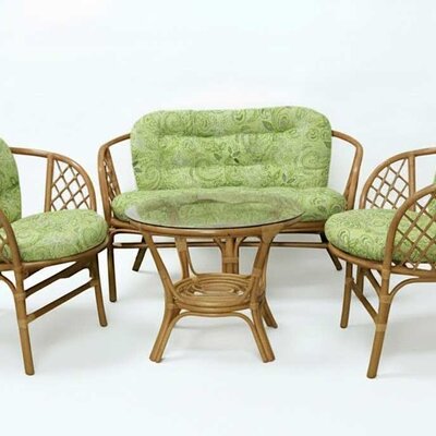 Jastuci za bambus ratan garnituru Bahama FRESH GREEN