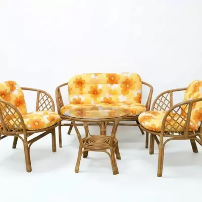 Jastuci za bambus ratan garnituru Bahama HAPPY FLOWERS