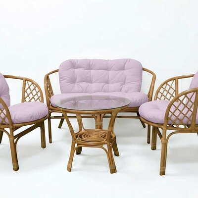 Jastuci za bambus ratan garnituru Bahama LILA