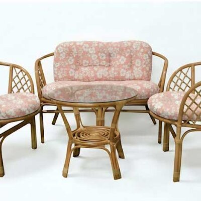 Jastuci za bambus ratan garnituru Bahama LITTLE FLOWERS