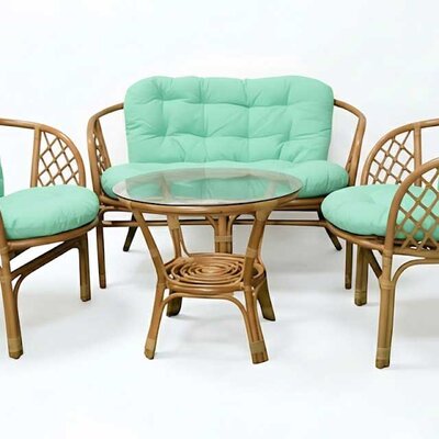 Jastuci za bambus ratan garnituru Bahama MINT