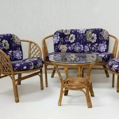 Jastuci za bambus ratan garnituru Bahama VIOLET RETRO