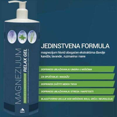 Magnezijum Relax gel 1000ml