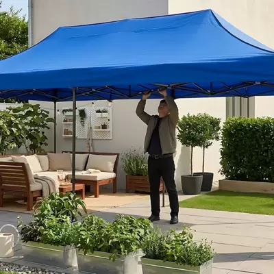 PopUp Kišobran Paviljon 6 x 3 m Plavi