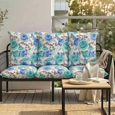 Jastuk Za BaštenskI Dvosed 100x50x50 cm BLUE ROSES