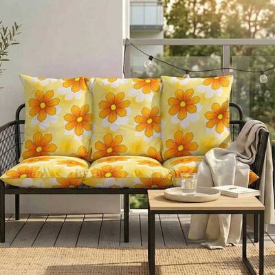 Jastuk Za BaštenskI Dvosed 100x50x50 cm HAPPY FLOWERS