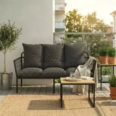 Jastuk Za BaštenskI Dvosed 100x50x50 cm POLKA DOTS