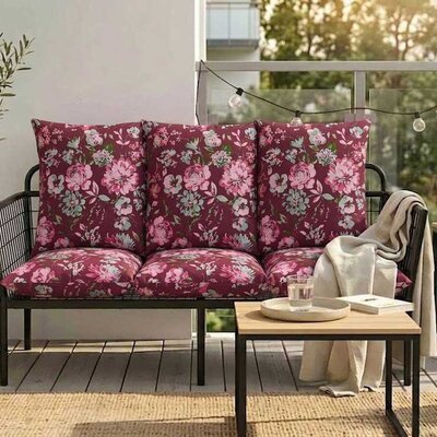 Jastuk Za BaštenskI Dvosed 100x50x50 cm BORDEAUX RETRO