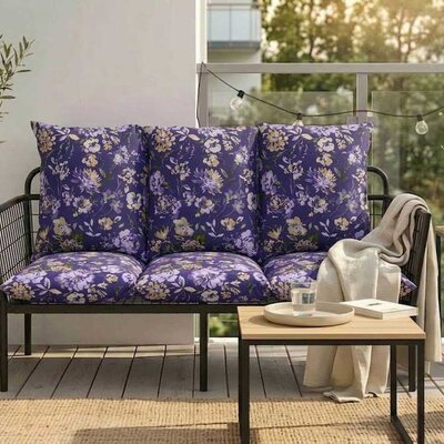 Jastuk Za BaštenskI Dvosed 100x50x50 cm VIOLET RETRO