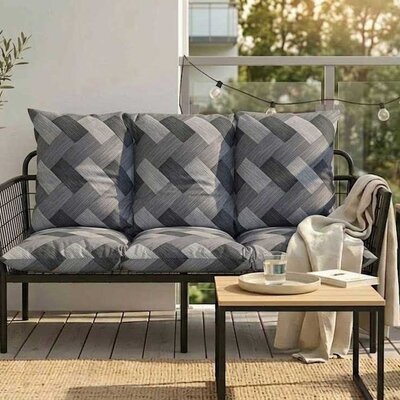 Jastuk Za BaštenskI Dvosed 100x50x50 cm TRICOT-BL