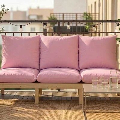 Jastuk Za BaštenskI Dvosed 120x50x50 cm BLUSH