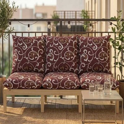 Jastuk Za BaštenskI Dvosed 120x50x50 cm BROWN ORNAMENT