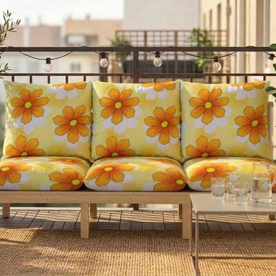 Jastuk Za BaštenskI Dvosed 120x50x50 cm HAPPY FLOWERS