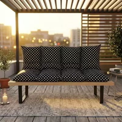 Jastuk Za BaštenskI Dvosed 120x50x50 cm POLKA DOTS