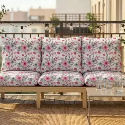 Jastuk Za BaštenskI Dvosed 120x50x50 cm PINK SPRING