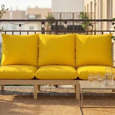 Jastuk Za BaštenskI Dvosed 120x50x50 cm YELLOW