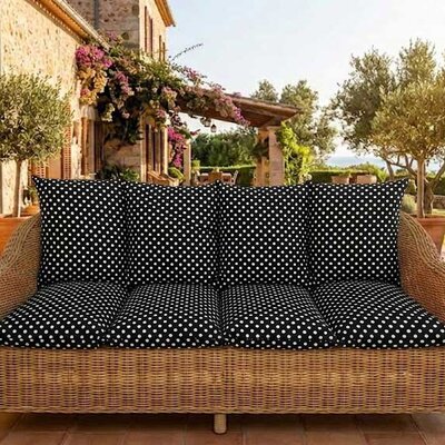 Jastuk Za BaštenskI Trosed 150x50x50 cm POLKA DOTS