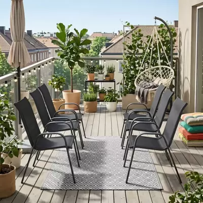 METALNE BAŠTENSKE STOLICE