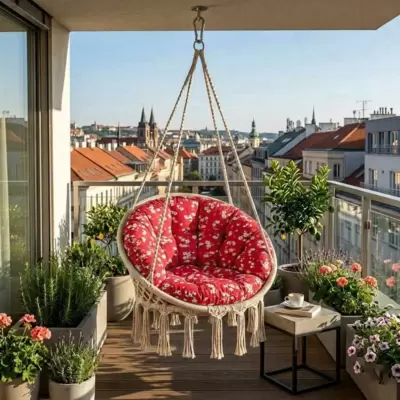 Jastuci za Makrame ljuljašku RED SPRING