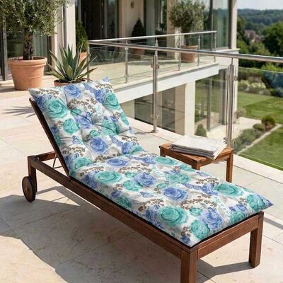 Jastuk Za Baštensku Ležaljku 200x70cm BLUE ROSES