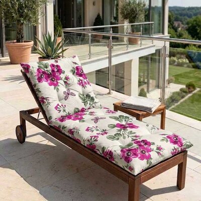 Jastuk Za Baštensku Ležaljku 200x70cm PINK FLOWERS