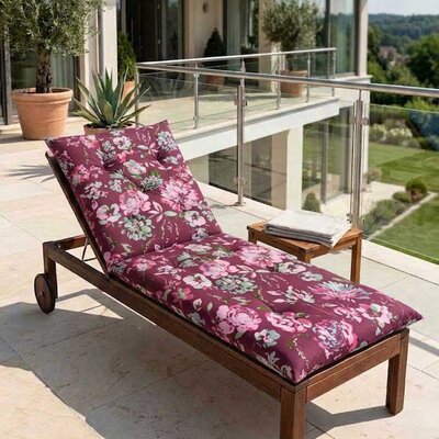 Jastuk Za Baštensku Ležaljku 200x70cm BORDEAUX RETRO