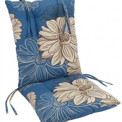 Jastuk Za Stolicu Sa Naslonom 1 kom. 45x90 cm BIG FLOWERS