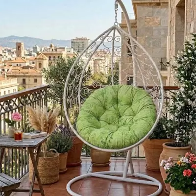 Jastuk 140cm Za Gnezdo Baštensku Ljuljašku FRESH GREEN