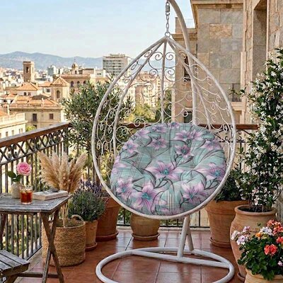 Jastuk 120cm Za Gnezdo Baštensku Ljuljašku LILIES