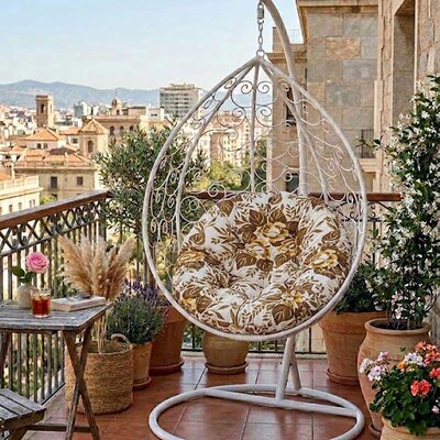 Jastuk 100cm Za Gnezdo Baštensku Ljuljašku RETRO BOUQUET