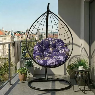 Jastuk 140cm Za Gnezdo Baštensku Ljuljašku VIOLET RETRO