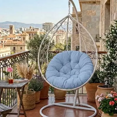 Jastuk 100cm Za Gnezdo Baštensku Ljuljašku SKY BLUE