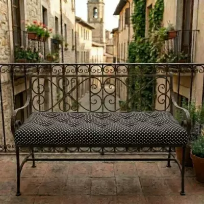 Jastuk za Klupu 200x40cm POLKA DOTS