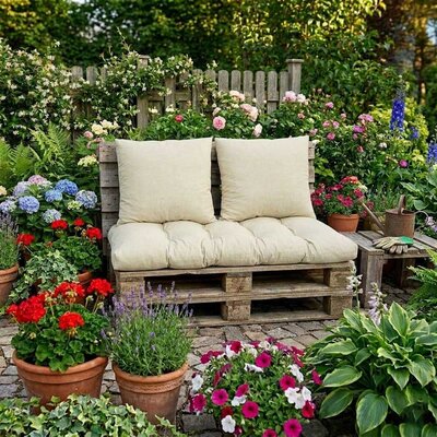 Komplet jastuka za garnirure od paleta BEIGE