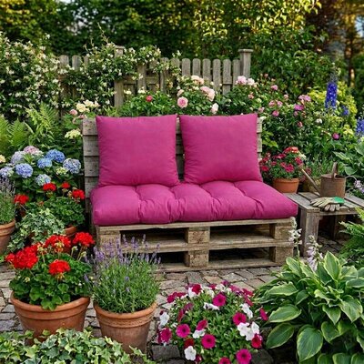 Komplet jastuka za garniture od paleta CIKLAMA