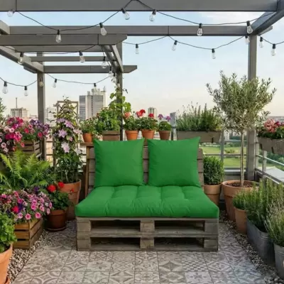 Komplet jastuka za garniture od paleta GREEN