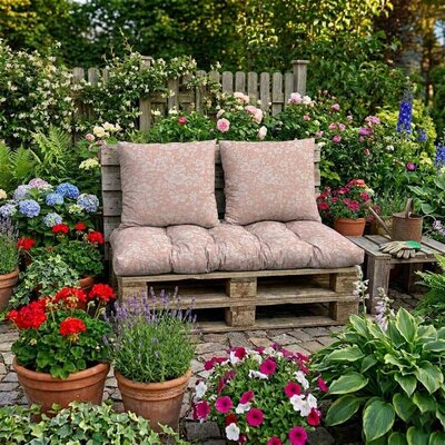 Komplet jastuka za garniture od paleta LITTLE FLOWERS