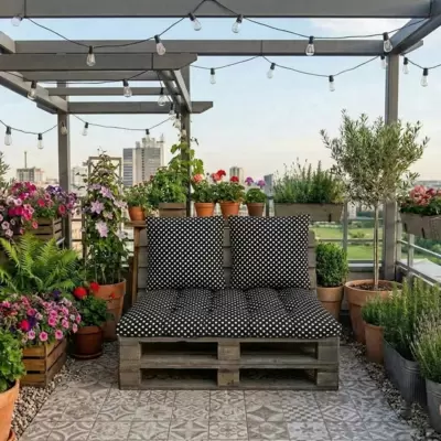 Komplet jastuka za garniture od paleta POLKA DOTS