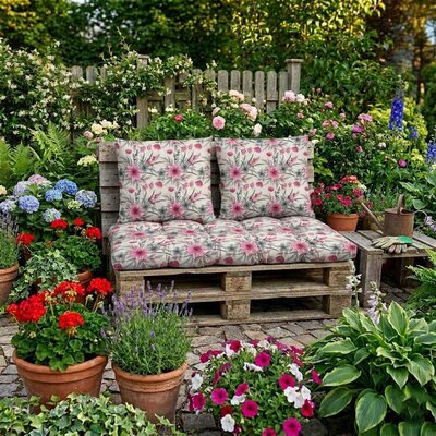 Komplet jastuka za garniture od paleta PINK SPRING