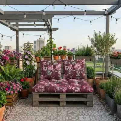 Komplet jastuka za garniture od paleta BORDEAUX RETRO