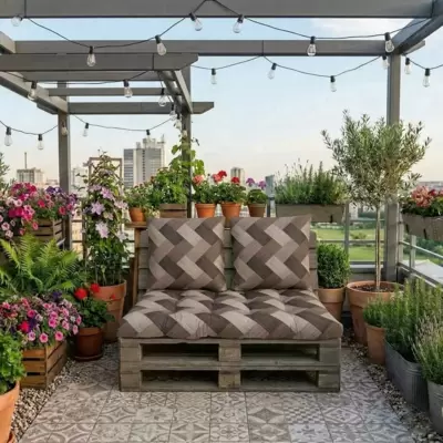 Komplet jastuka za garniture od paleta TRICOT-BR