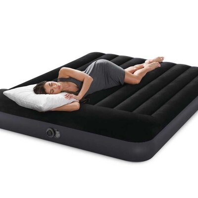 Intex Vazdušni krevet sa integrisanom pumpom Queen Pillow Rest 152x203x25cm 64150ND