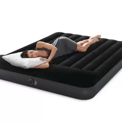 Intex Vazdušni krevet sa integrisanom pumpom Queen Pillow Rest 152x203x25cm 64150ND