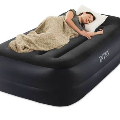 Intex Single vazdušni krevet sa integrisanom pumpom Twin Pillow 99cx191x42cm 64122ND