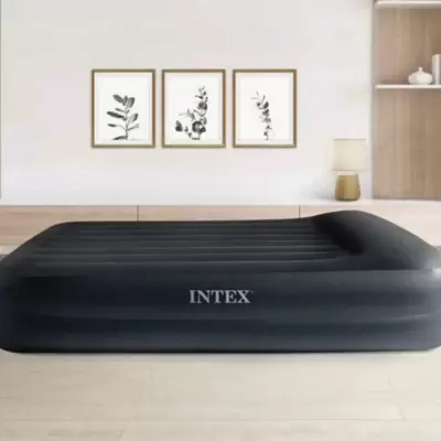 Intex Vazdušni krevet sa ugrađenom pumpom Queen Pillow Rest 152x203x42cm 64124ND