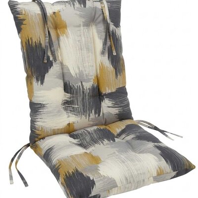 Jastuk Za Stolicu Sa Naslonom 1 kom. 45x90 cm BLACK JAM