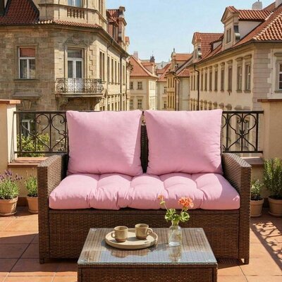 Jastuci za baštenski dvosed 100x50x50cm BLUSH